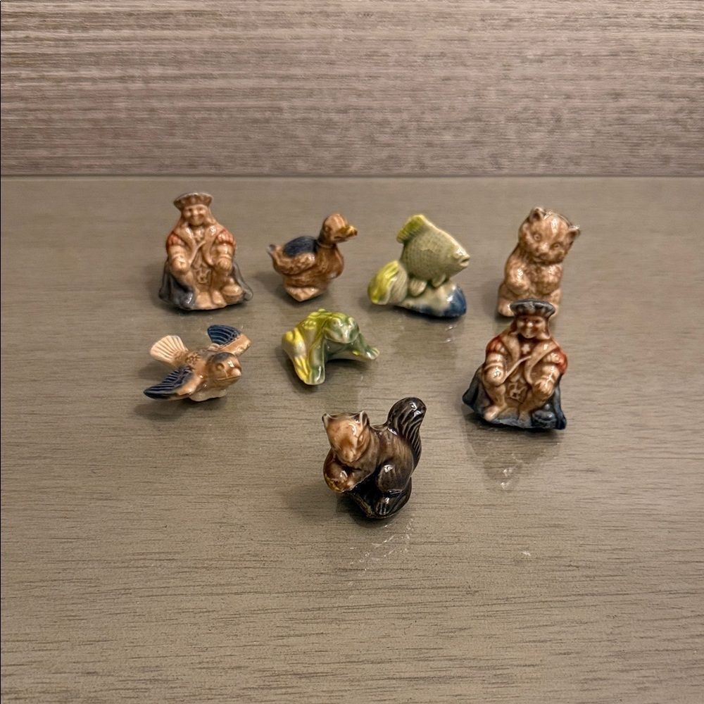 Charming Wade England Figurine Collection - Brown and Green